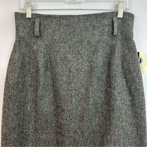NWT Vintage Radcliffe Wool Blend High Waisted Pencil Skirt Size 12 - Picture 2 of 9